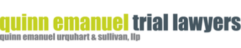 Das Logo der Kanzlei Quinn Emanuel.