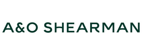 Das Logo der Kanzlei A&O Shearman.